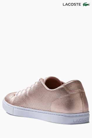 Lacoste&reg; Rose Gold Showcourt Lace Up